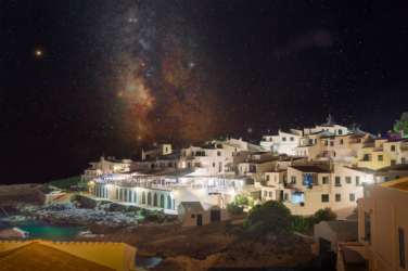 Binibeca at night