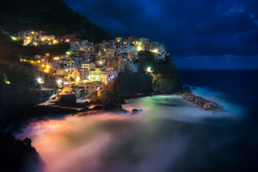 Manarola at night