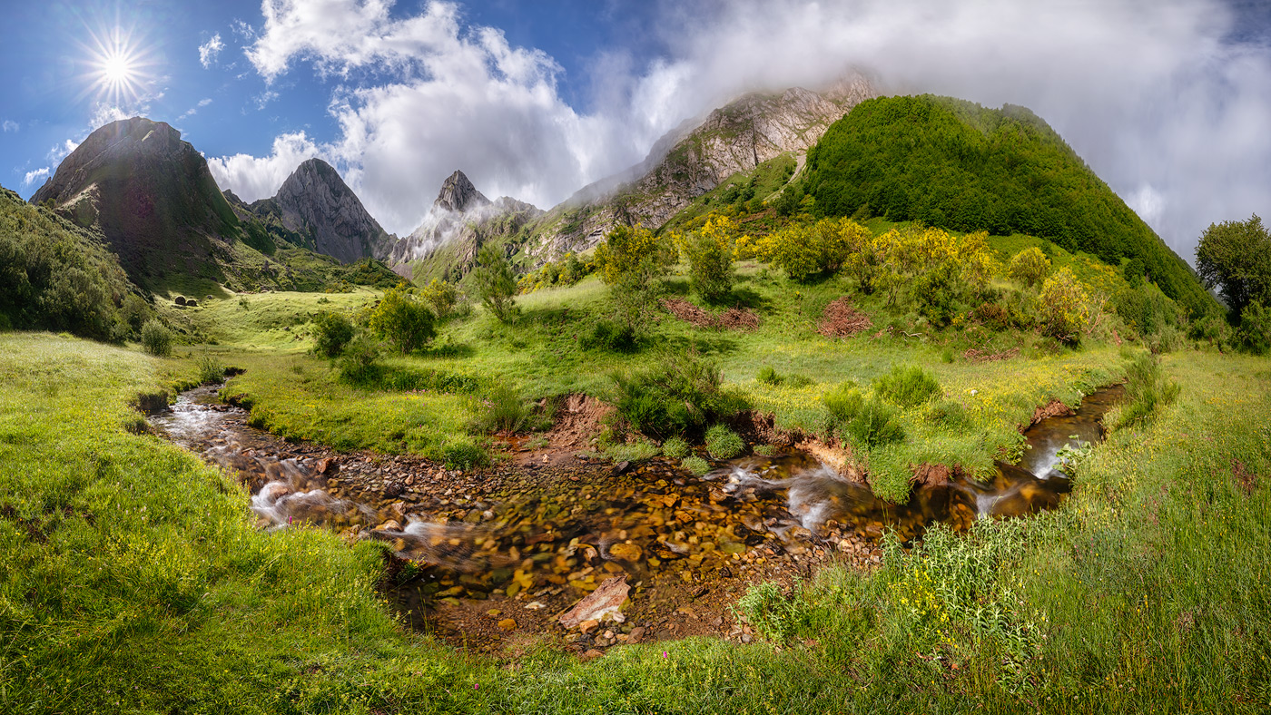 Pano riachuelo Braña de Sousas